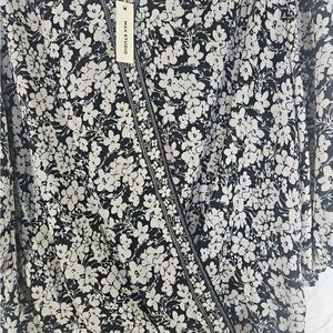 Max Studio Black and White Floral Dress